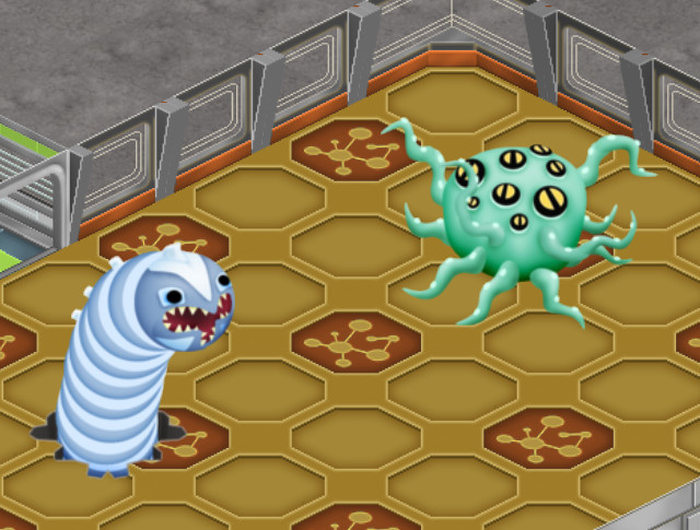 New monsters: worm and octopus